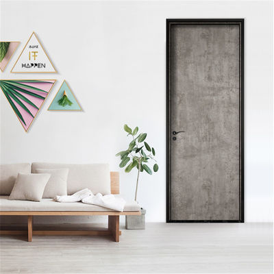 Puertas de entrada de madera revestidas de aluminio de H2.1m W0.9m para el apartamento